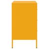 vidaXL Nočn&iacute; stolky 2 ks hořčicově žlut&eacute; 36 x 39 x 68 cm ocel
