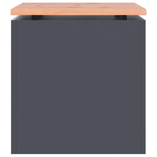 vidaXL Zahradní lavice Antracit 40 x 40 x 43 cm Ocel