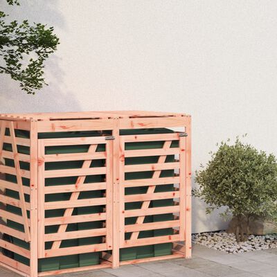 vidaXL Nástavec pro úložný box na popelnice masivní dřevo douglasky