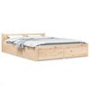 vidaXL R&aacute;m postele se z&aacute;suvkami 150 x 200 cm King Size