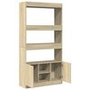 vidaXL Skříň highboard dub sonoma 92 x 33 x 180 cm kompozitní dřevo