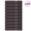 vidaXL Ručn&iacute;ky FROGN 25 ks antracitov&eacute; 100x200 cm 360 g/m&sup2;