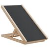 vidaXL Rampa pro psy &scaron;ed&aacute; 70 x 35 cm masivn&iacute; jedlov&eacute; dřevo