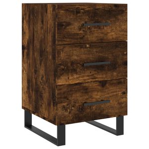 vidaXL Nočn&iacute; stolek kouřov&yacute; dub 40 x 40 x 66 cm kompozitn&iacute; dřevo
