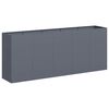 vidaXL Truhl&iacute;k antracitov&yacute; 200x40x80 cm ocel v&aacute;lcovan&aacute; za studena