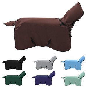 vidaXL Deka pro koně &Uacute;plně tmavě hněd&aacute; Polyester