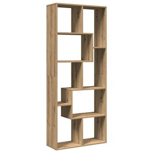 vidaXL Knihovna/děl&iacute;c&iacute; stěna dub artisan 67x25x161,5 cm kompozit