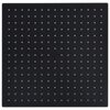 vidaXL Dešťová sprchová hlavice nerezová ocel 40x40 cm čtvercová černá
