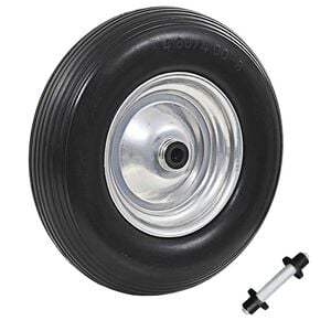 vidaXL Kolo ke kolečku s n&aacute;pravou odoln&eacute; PU 4.00&ndash;8390 mm