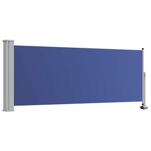 vidaXL Zatahovac&iacute; bočn&iacute; mark&yacute;za / z&aacute;stěna na terasu 100 x 300 cm modr&aacute;