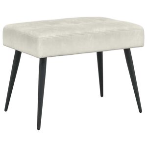 vidaXL Lavice s knofl&iacute;kov&yacute;m pro&scaron;&iacute;v&aacute;n&iacute;m Kr&eacute;mov&aacute; 60 x 40 x 45 cm Samet