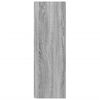 vidaXL Rohová skříňka šedá sonoma 33 x 33 x 100 cm kompozitní dřevo