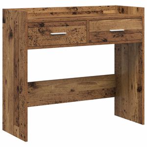 vidaXL Konzolov&yacute; stolek Star&eacute; dřevo 90 x 35 x 80 cm Kompozitn&iacute; dřevo