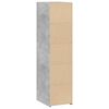 vidaXL Skř&iacute;ň highboard betonově &scaron;ed&aacute; 30 x 41 x 124 cm kompozitn&iacute; dřevo