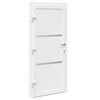 vidaXL Předn&iacute; dveře B&iacute;l&aacute; PVC