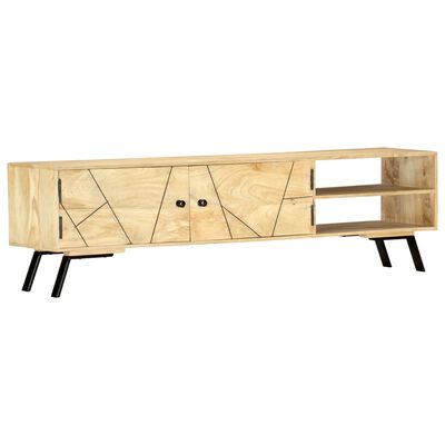 vidaXL TV stolek 140 x 30 x 40 cm masivní mangovníkové dřevo