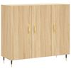 vidaXL Př&iacute;born&iacute;k dub sonoma 90 x 34 x 80 cm kompozitn&iacute; dřevo