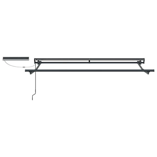 vidaXL Elektrick&aacute; Retrakčn&iacute; mark&yacute;za Modr&aacute; a b&iacute;l&aacute; 2,5 x 2 m