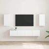 vidaXL TV wall cabinet 2 pcs B&iacute;l&aacute; 30 x 31 x 60 cm kompozitn&iacute; dřevo