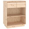 vidaXL Konzolov&aacute; skř&iacute;ňka 60 x 34 x 75 cm masivn&iacute; borov&eacute; dřevo