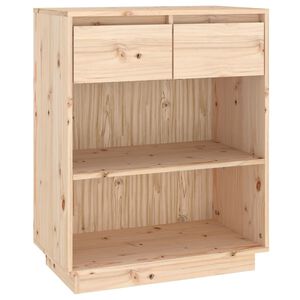 vidaXL Konzolov&aacute; skř&iacute;ňka 60 x 34 x 75 cm masivn&iacute; borov&eacute; dřevo