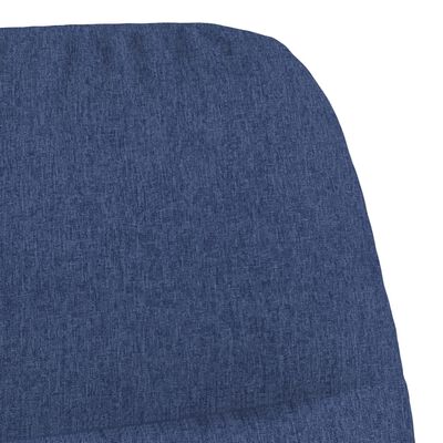 vidaXL Relaxační křeslo modré textil