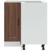 vidaXL Kuchyňsk&aacute; rohov&aacute; skř&iacute;ňka "Kalmar" hněd&yacute; dub kompozitn&iacute;