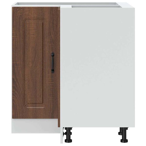 vidaXL Kuchyňsk&aacute; rohov&aacute; skř&iacute;ňka "Kalmar" hněd&yacute; dub kompozitn&iacute;