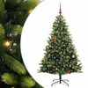 vidaXL Uměl&yacute; zavě&scaron;en&yacute; v&aacute;nočn&iacute; stromeček 150 LED Zelen&aacute; 150 cm PVC a PE