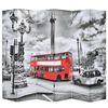 vidaXL Skl&aacute;dac&iacute; parav&aacute;n 228 x 170 cm Lond&yacute;nsk&yacute; autobus černob&iacute;l&yacute;