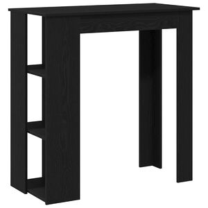 vidaXL Barov&yacute; stůl 102 x 50 x 103,5 cm Kompozitn&iacute; dřevo Čern&yacute; dub
