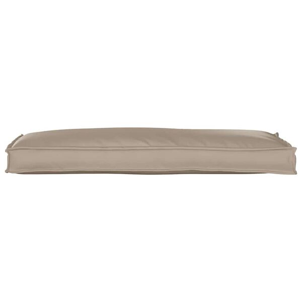 vidaXL Polstr na paletovou lavici Taupe 110 x 40 x 8 cm
