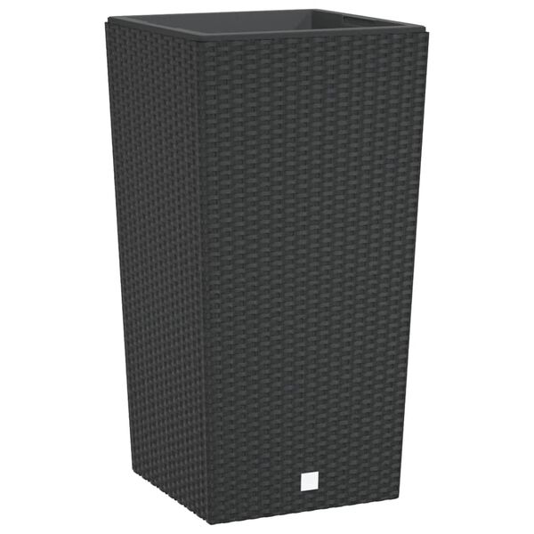 vidaXL Truhl&iacute;k s odn&iacute;matelnou vložkou antracit 21 / 49 l PP ratan