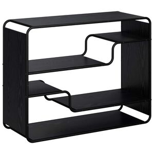 vidaXL Př&iacute;born&iacute;k Čern&yacute; dub 98 x 37,5 x 75,5 cm Technick&eacute; dřevo