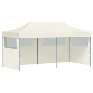 vidaXL Kr&eacute;mov&yacute; skl&aacute;dac&iacute; nůžkov&yacute; party stan 3 x 6 m