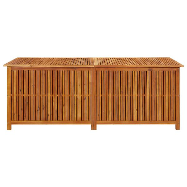 vidaXL Zahradní úložný box 200 x 80 x 75 cm masivní akáciové dřevo