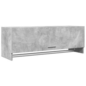 vidaXL &Scaron;atn&iacute; skř&iacute;ň betonově &scaron;ed&aacute; 100 x 32,5 x 35 cm kompozitn&iacute; dřevo