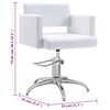 vidaXL Kosmetická židle bílá umělá kůže