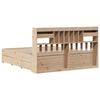 vidaXL Postel s knihovnou bez matrace 180 x 200 cm masivn&iacute; borovice