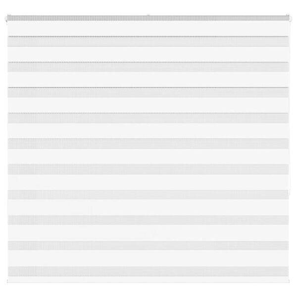 vidaXL Zebra roleta b&iacute;l&aacute; 165x150 cm &scaron;&iacute;řka l&aacute;tky 160,9 cm polyester