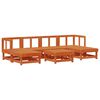vidaXL Zahradn&iacute; lounge set 7 pcs Voskově Hněd&aacute; Masivn&iacute; borovice