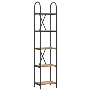 vidaXL Knihovna 5 &uacute;rovn&iacute; 40 x 30 x 183 cm Kompozitn&iacute; dřevo