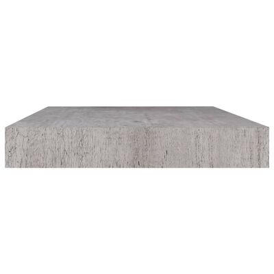 vidaXL Plovoucí nástěnná police betonově šedá 40 x 23 x 3,8 cm MDF