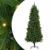 vidaXL V&aacute;nočn&iacute; stromeček s 300 LED diodami s stojanem Zelen&aacute; 240 cm PE