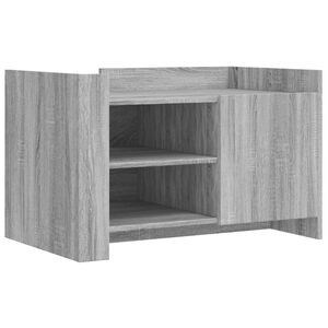 vidaXL Konferenčn&iacute; stolek &scaron;ed&yacute; sonoma 80 x 50 x 50 cm kompozitn&iacute; dřevo