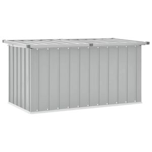 vidaXL Zahradn&iacute; &uacute;ložn&yacute; box &scaron;ed&yacute; 129 x 67 x 65 cm