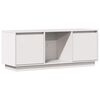 vidaXL TV skř&iacute;ňka b&iacute;l&aacute; 110,5 x 35 x 44 cm masivn&iacute; borov&eacute; dřevo