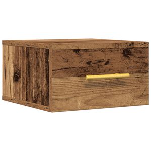 vidaXL Nočn&iacute; skř&iacute;ňka Star&eacute; dřevo 35 x 35 x 20 cm kompozitn&iacute; dřevo