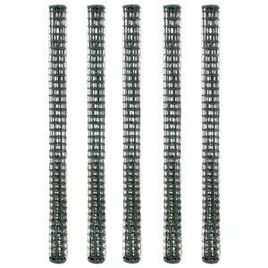 vidaXL Zahradn&iacute; plotov&eacute; pletivo 5 ks HDPE 1 x 1,2 m zelen&eacute;