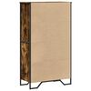 vidaXL Highboard kouřový dub 79,5 x 35,5 x 137,5 cm kompozitní dřevo